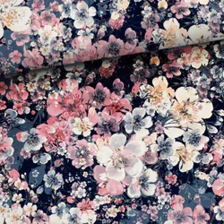 Bomullsjersey Körsbärsblommor