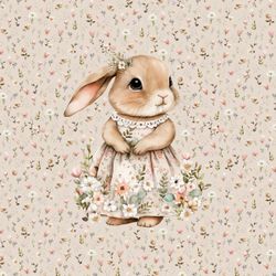 Joggingtyg Kaninvän beige (55 x 75 cm)