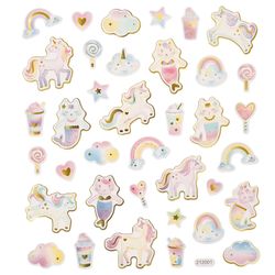 Stickers - Enhörningar och sjökatter