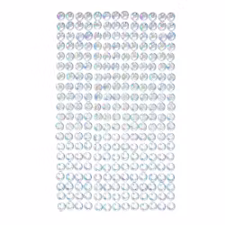 Strasstenar 6 mm - opal