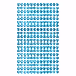 Strasstenar 6 mm - turkos