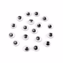 Självhäftande ögon 6 mm (50 st)