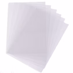 Krympplast A4 ark - transparent (6 st)