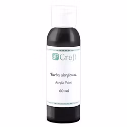Akrylfärg - Black (60 ml)