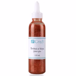Glitterlim - röd (120 ml)