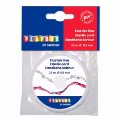 Elastisk tråd transparent (25 m)