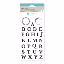 Clear stamps - Hampton Art letters