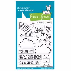 Clear stamps - My Rainbow