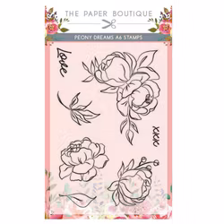 Clear stamps - Peony Dreams