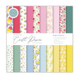 Pappersblock 15 x 15 cm - Bright Bloom