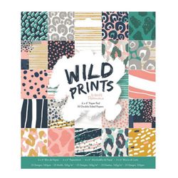 Pappersblock 15 x 15 cm - Wild Prints