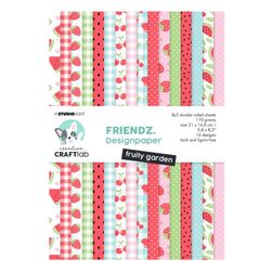 Pappersblock A5 - Fruity Garden