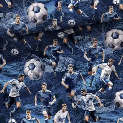 Bomullsjersey Fotbollsspelare