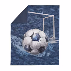 Bomullsväv Fotboll (75 x 100 cm)