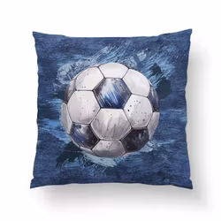 Bomullsväv Fotboll (38 x 38 cm)