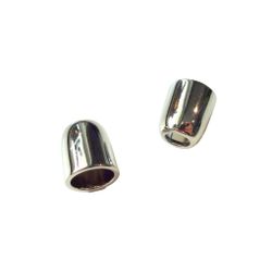 Snörände basic - silver (2 st)