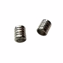 Snörände stripe - silver (2 st)