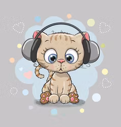 Joggingtyg Discokatt (40 x 50 cm)
