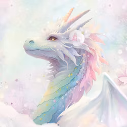 Joggingtyg Drömdrake Flower (55 x 75 cm)
