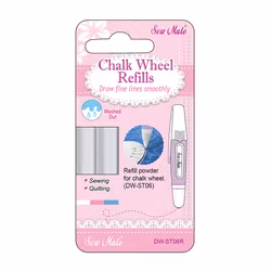 Refill till krithjulspenna - vit (2 st)