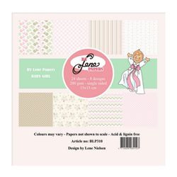 Papper 15 x 15 cm - Baby girl