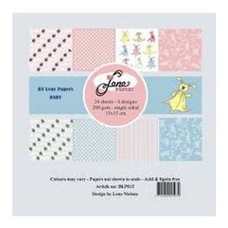 Papper 15 x 15 cm - Baby