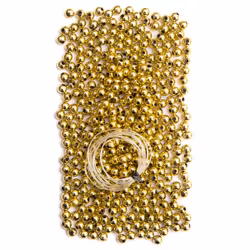 Pärlor 5 mm guld (350 st)