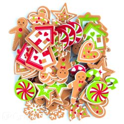Foam stickers - Pepparkakor