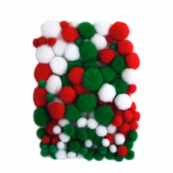 Pompoms - Christmas (140 st)