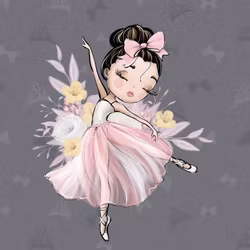 Joggingtyg Ballerina (40 x 50 cm)