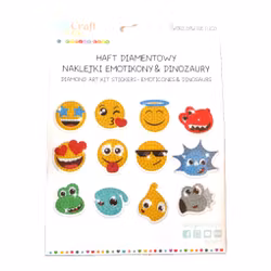 Pysselset: Diamond art stickers - Smileys