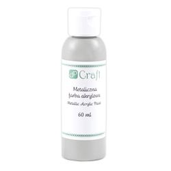 Akrylfärg metallic - Silver (60 ml)