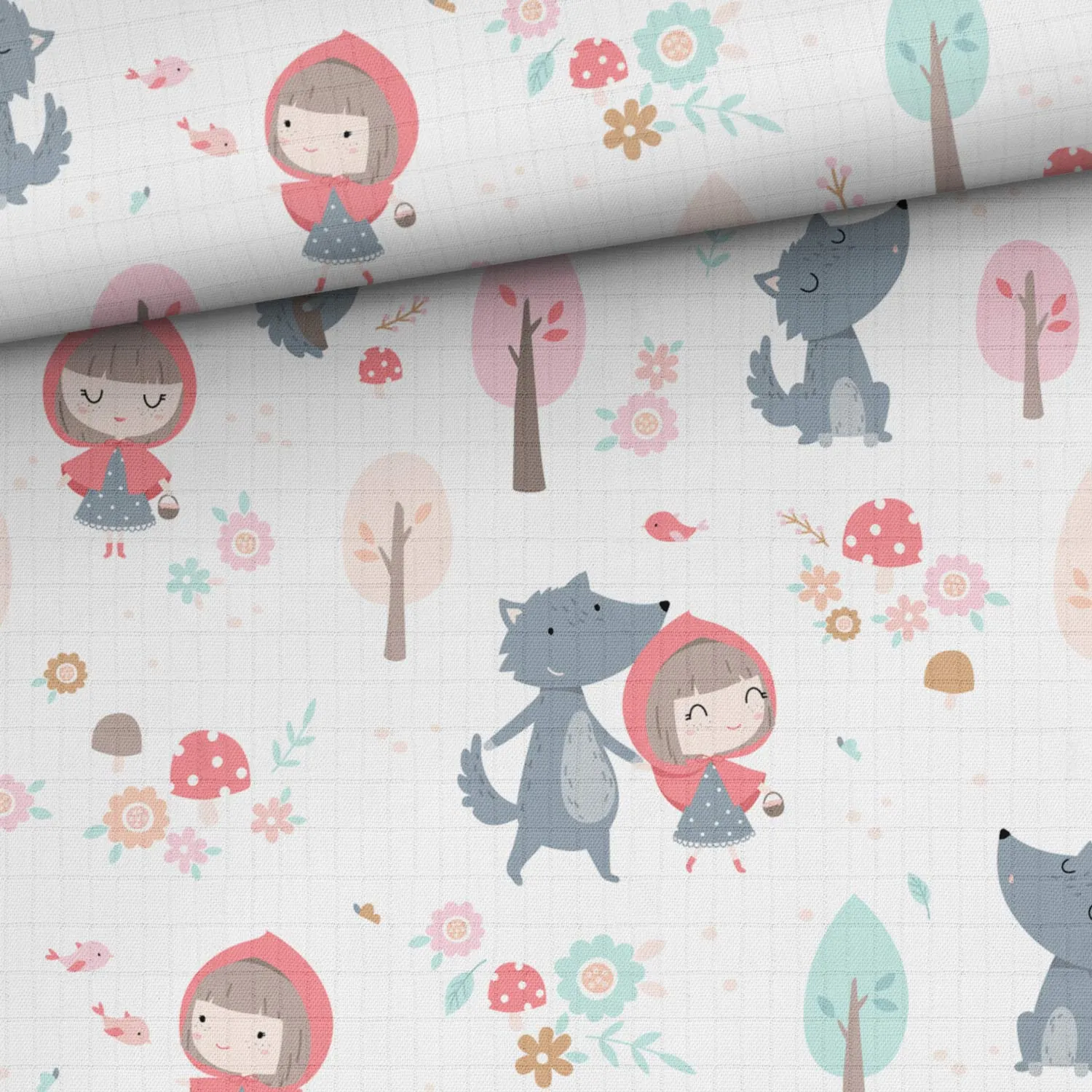 Bambumuslin Rödluvan - Happy Hobby – Köp tyger, Scrapbooking & Kreativt ...