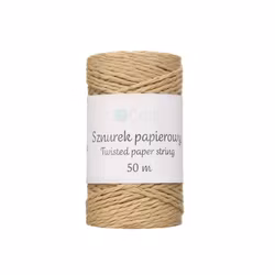 Papperssnöre - brun (50 m)