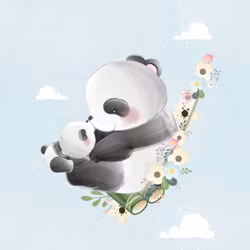 Joggingtyg Pandakram (40 x 50 cm)