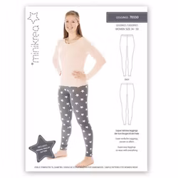 Minikrea symönster - Leggings till dam