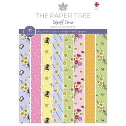 Papper A4 - Daffodil Dance Decorative