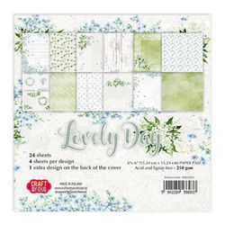 Pappersblock 15 x 15 cm - Lovely Day