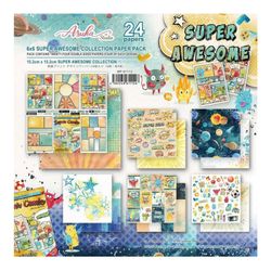 Papper 15 x 15 cm - Super Awesome