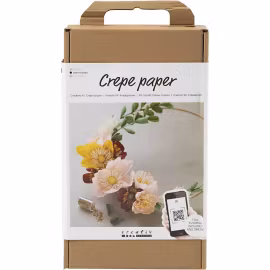 DIY kit kräppapper - Krans