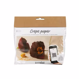 Mini DIY kit kräppapper - Vallmo