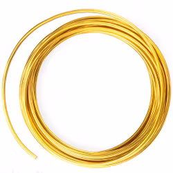 Metalltråd 2 mm guld (5 m)