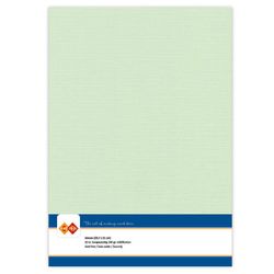 Linen cardstock A4 - Light green (10 st)