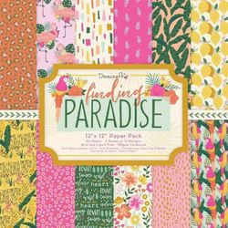 Papper 30 x 30 cm - Finding paradise