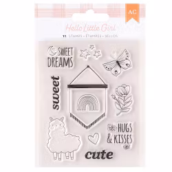 Clear stamps - Little girl