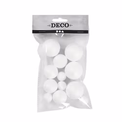 Frigolitkulor mix (12 st)