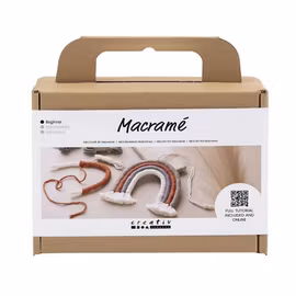 DIY kit makramé - Regnbåge