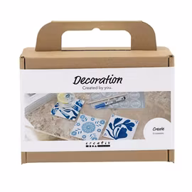 DIY kit dekoration - Porslinsunderlägg