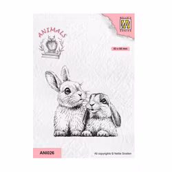 Clear stamp - Rabbits