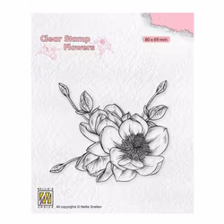 Clear stamp - Magnolia Flower